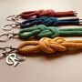 Personalised Cord Knot Keyring, thumbnail 6 of 8