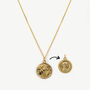 Gold Necklace With Reversible Coin Pendant, Ancient Roman Pendant, thumbnail 1 of 7