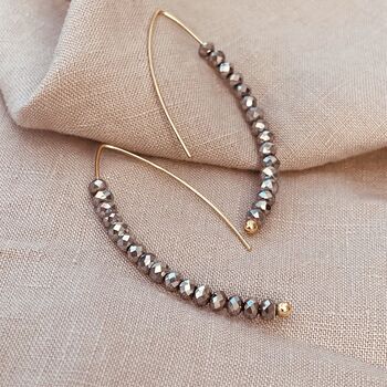 Crystal Threader Earrings, 2 of 8