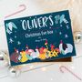 Personalised Blue Safari Animal Christmas Eve Box, thumbnail 3 of 4