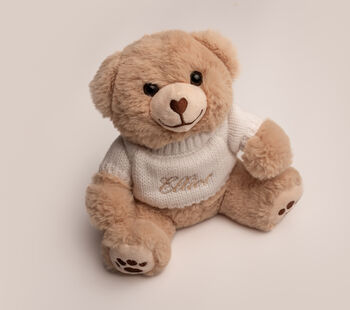 Personalised Teddy Bear With Sweater, 2 of 5