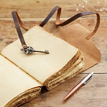 Personalised Key Buffalo Leather Journal, 5 of 6