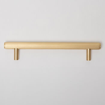 Solid Brass Straight Knurled Handles, 8 of 12