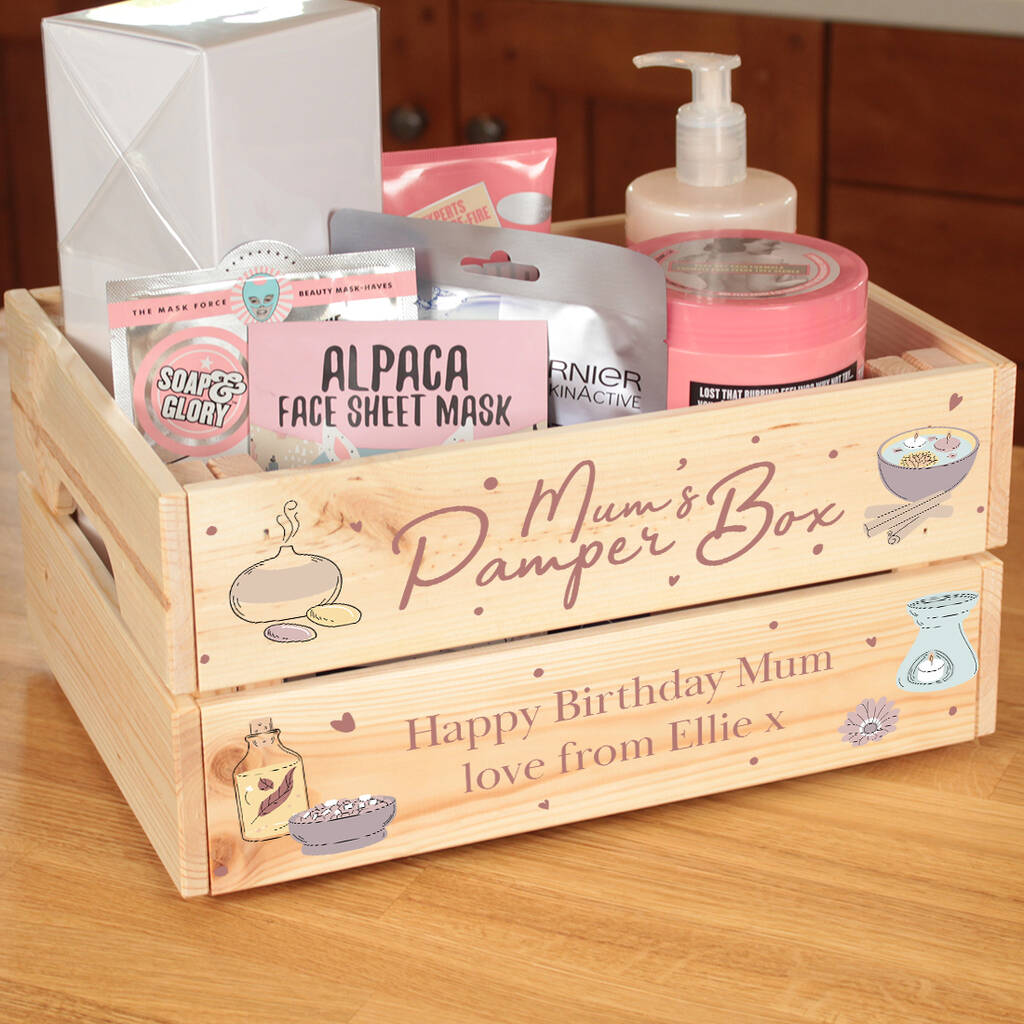 Personalised Pamper Night Treat Crate