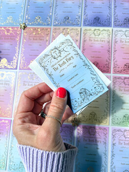 Tooth Fairy Receipts And Keepsake Tooth Diary, 12 of 12