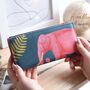 Heritage And Harlequin Elephant Wallet, thumbnail 2 of 4