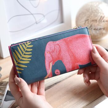 Heritage And Harlequin Elephant Wallet, 2 of 4