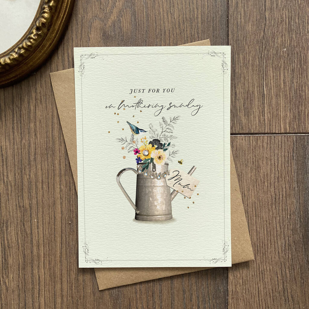 Mothering Sunday Watering Can Card, 1 of 2
