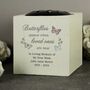 Personalised Butterfly Square Memorial Vase, thumbnail 1 of 3