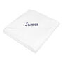 Personalised Velour Organic Cotton Baby Towel, thumbnail 4 of 4