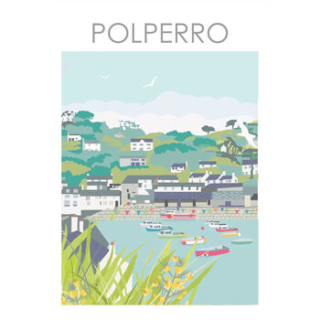 Polperro Harbour Cornwall Art Print, 3 of 3