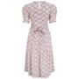 Daisy Dress In Rose Kiss Print Vintage 1940s Style, thumbnail 2 of 3