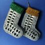 Christmas Stocking Decoration Hand Made Drinks Cans, thumbnail 8 of 12