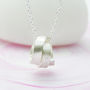 Personalised Silver Narrative Scroll Necklace, thumbnail 5 of 8