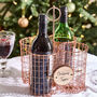 Personalised Copper Four Section Bottle Holder, thumbnail 1 of 9