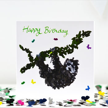 Toucan Birthday Butterflies Wildlife Card, 3 of 9