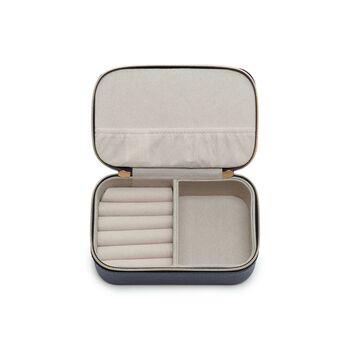 Personalised Navy Jewellery Box – Mini, 2 of 4