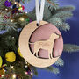 Starry Dog Breed Personalised Christmas Decoration, thumbnail 5 of 7