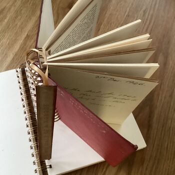 'Diary Of A Nobody' Upcycled Notebook, 5 of 5