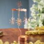 Copper Star Rotary Candle Holder, thumbnail 1 of 5