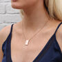 Gold Plated Or Sterling Silver Pinky Promise Necklace, thumbnail 2 of 5