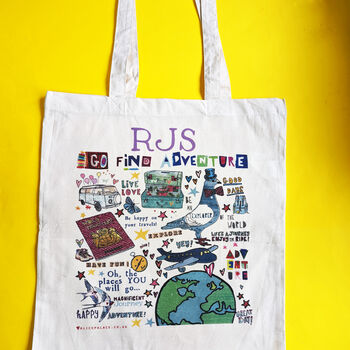 Personalised Travelling The World Gift Bag, 4 of 9