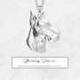 Sterling Silver Great Dane Necklace, thumbnail 3 of 8