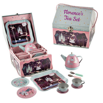 Personalised Musical Tin Tea Set, 2 of 2