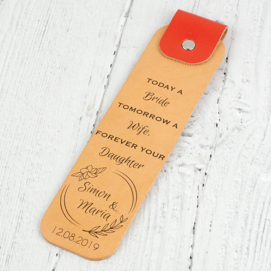 Forever Your Daughter Personalised Bookmark By Petiquette Collars