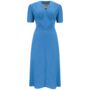 Ruby Dress In Palace Blue Vintage 1940s Style, thumbnail 1 of 3