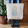 Personalised 'Miss Pretty Chic' Custom Tote Bag, thumbnail 2 of 9