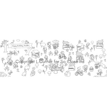 Giant Fairy Colouring Poster, 6 of 6