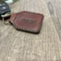 Personalised Brown Leather Key Fob, thumbnail 3 of 8