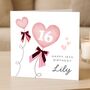 Personalised Daughter 16th Birthday Card, thumbnail 1 of 7