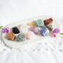 Raw Rose Quartz Healing Crystal Gift Set Libra, thumbnail 5 of 5
