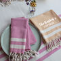 Personalised Soft Cotton Tea Towel And Tablecloth, thumbnail 7 of 11