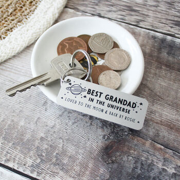 Best Grandad In The Universe Personalised Keyring, 7 of 7