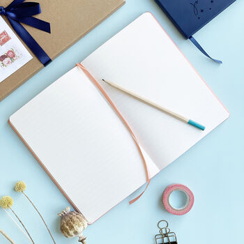 Personalised Line Drawing Portrait Notebook, 4 of 12