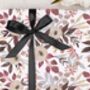 Three Sheets Of Autumnal Floral Wrapping Paper, thumbnail 1 of 2