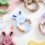 Easter Bunny Teething Toy, thumbnail 5 of 6