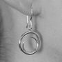 Sterling Silver Round Tapered Eclipse Pendant, thumbnail 8 of 10