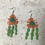 Abstract Flower Earrings, thumbnail 2 of 2