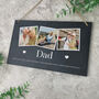 Personalised Photo Memorial Slate Hanging Plaque 25 X 15cm, thumbnail 5 of 6