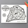 Richmond Park Map Print, thumbnail 4 of 4