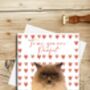 Personalised Pet Valentine's Card, thumbnail 7 of 7