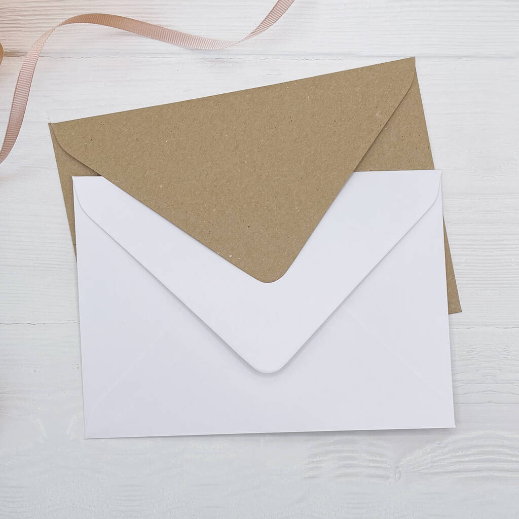 Floral Personalised Note Cards With Envelopes By Lunella