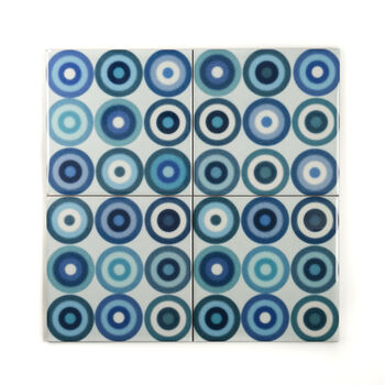Denim Blue Circles Tile, 7 of 12