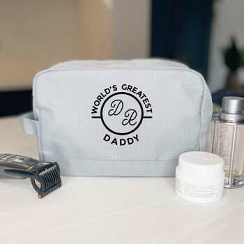 World's Greatest Personalised Wash Bag For Men, 4 of 10