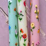 Hand Painted Bright Summer Floral Candles, thumbnail 2 of 3