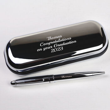 Personalised Boxed Chrome Pen, 5 of 7